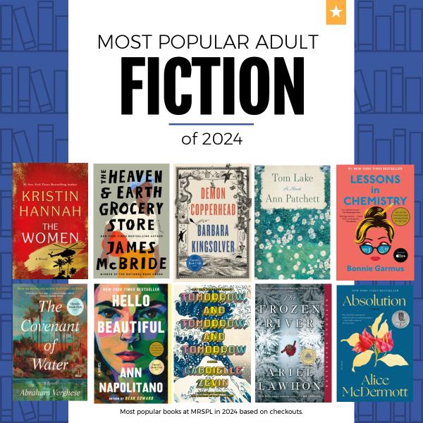 Most Popular Adult Fiction of 2024 