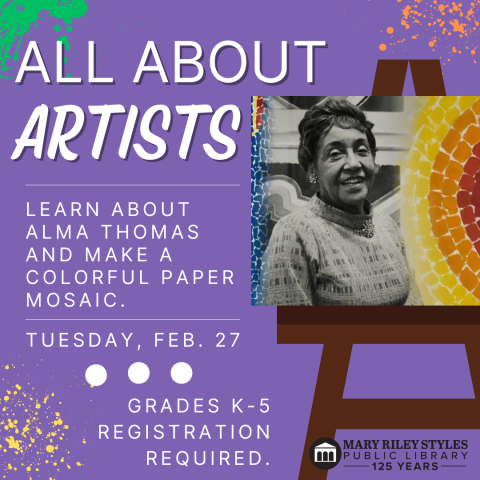 ALL ABOUT ARTISTS FEBRUARY 27 AT 4:45 PM 