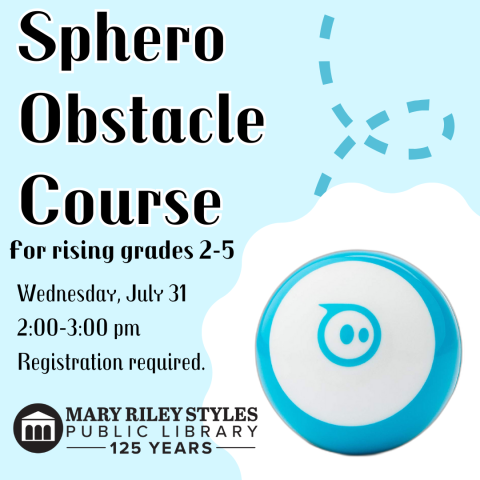 STEM Stars: Sphero Obstacle Course july 31 