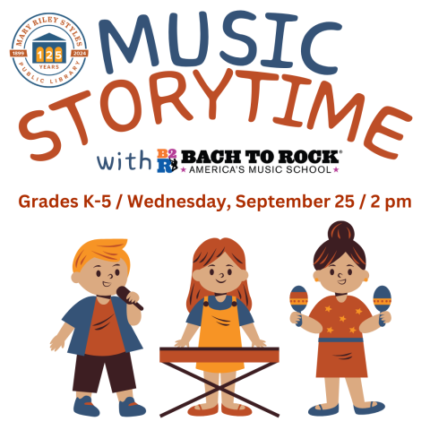 music storytime, k-5, bach to rock