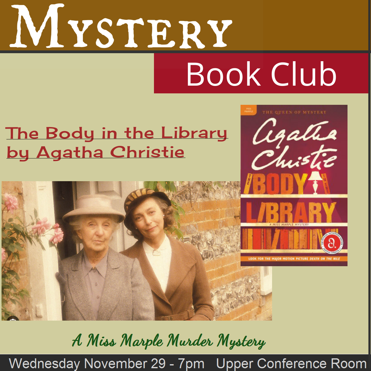 The Body in the Library by Agatha Christie