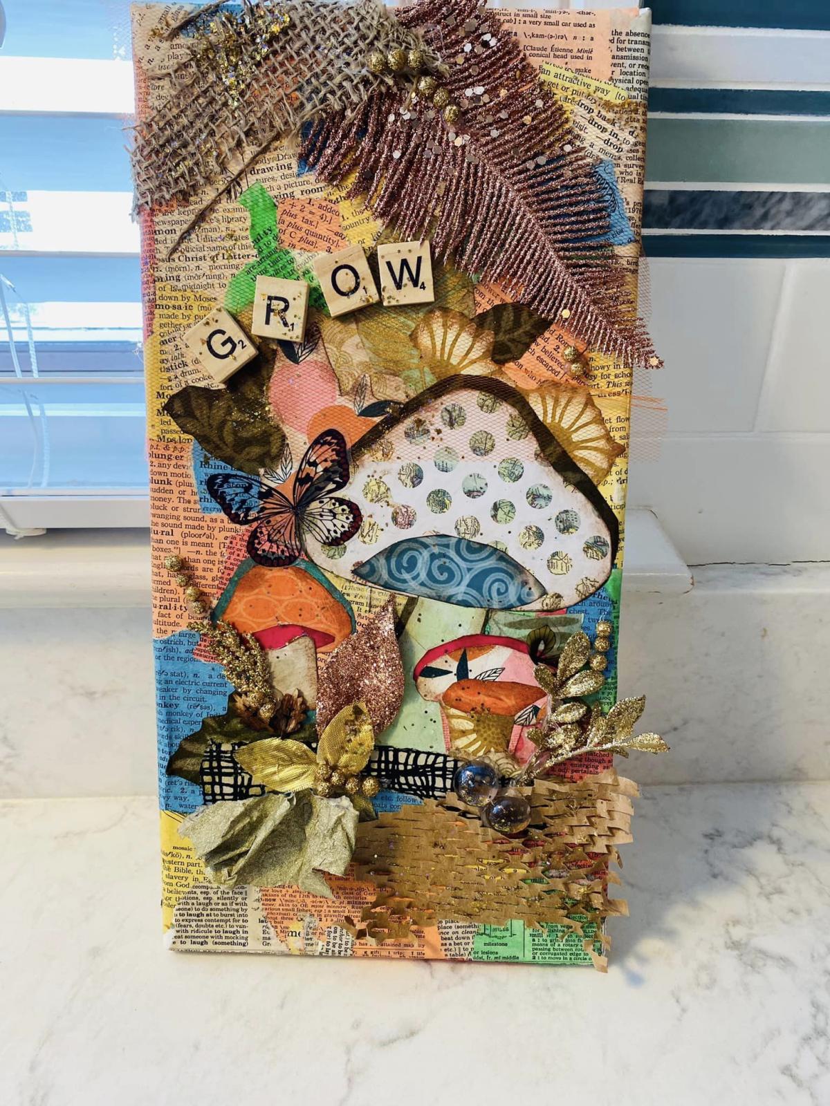 Mixed Media Art Canvas