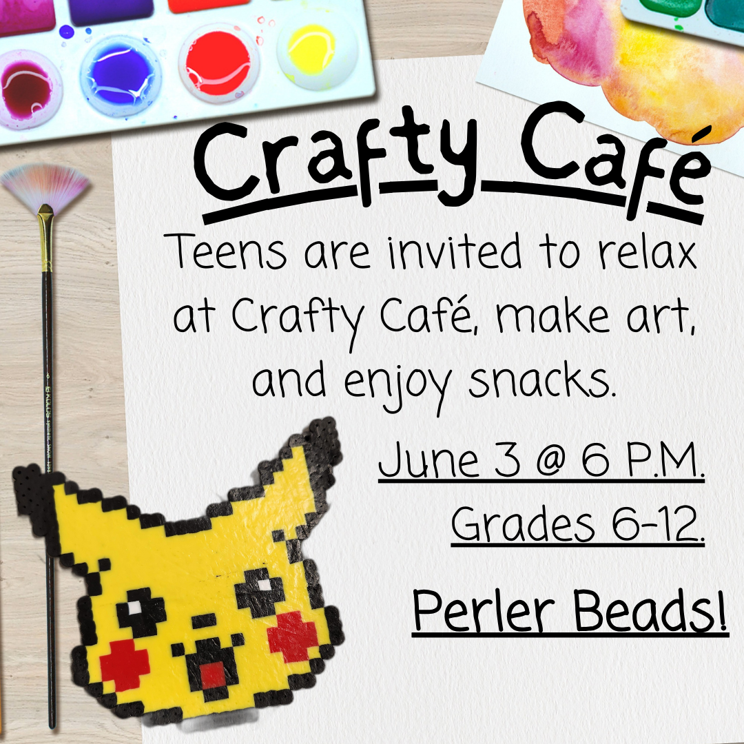 crafty cafe june 3 perler beads