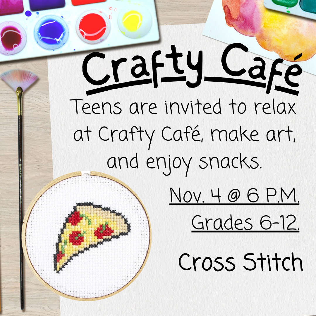 crafty cafe cross stich