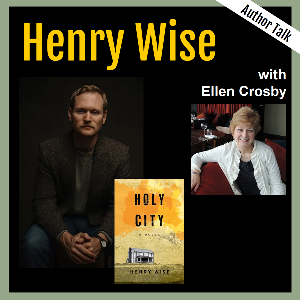 Author Talk: Henry Wise and Ellen Crosby